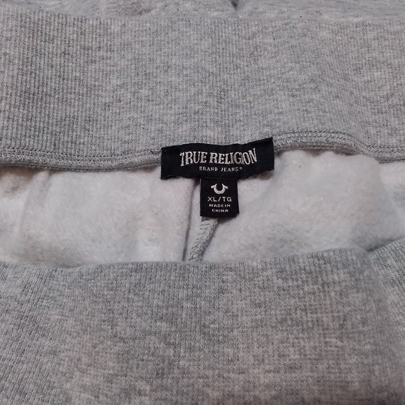 True Religion Gray Sweatpants Grey Joggers size XL - Picture 4 of 4